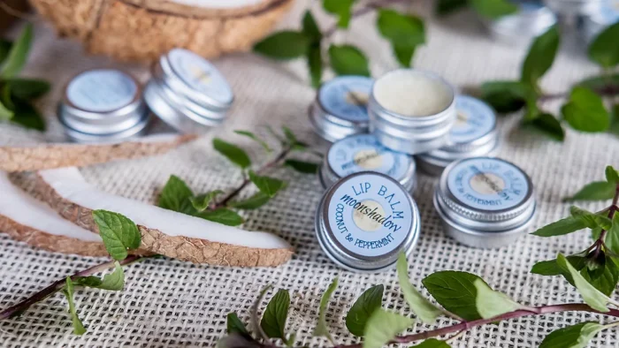 Peppermint & Virgin Coconut Lip Balm - Image 2